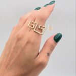 انگشتر ریحان هندسی