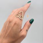 انگشتر ریحان هندسی