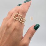 انگشتر ریحان هندسی