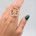 انگشتر ریحان هندسی