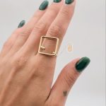 انگشتر ریحان هندسی