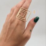 انگشتر ریحان هندسی